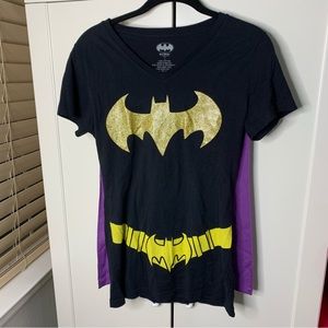 Batman Graphic T-Shirt with Removable Cape